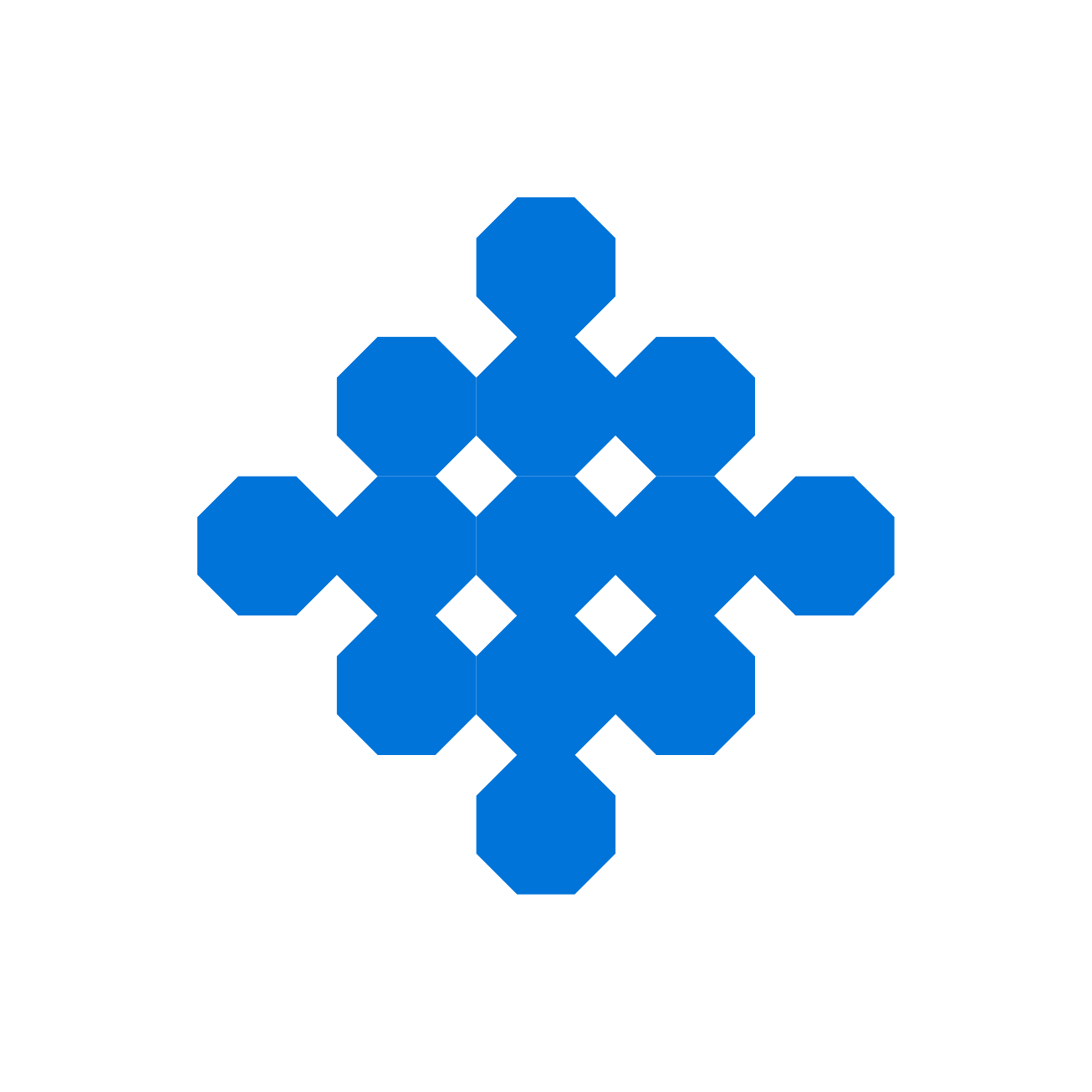 Custom octagon shape example